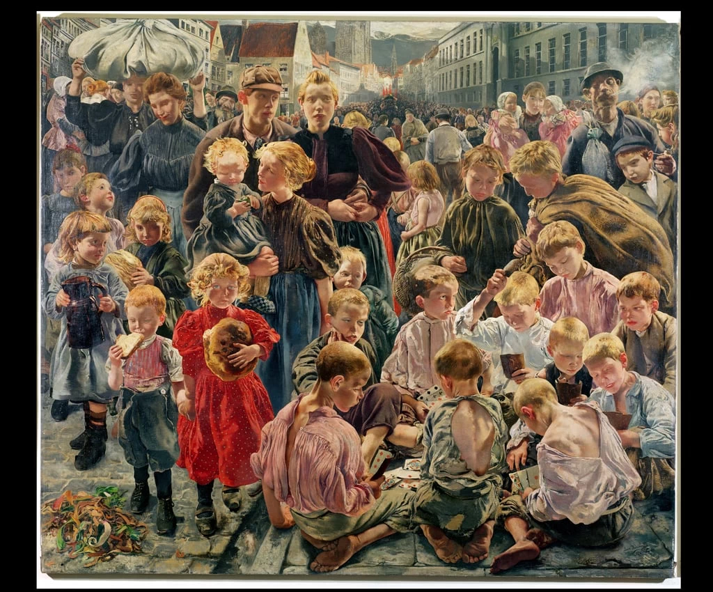 Le età del lavoratore (parte centrale di un trittico) - Musee d'Orsay, Parigi